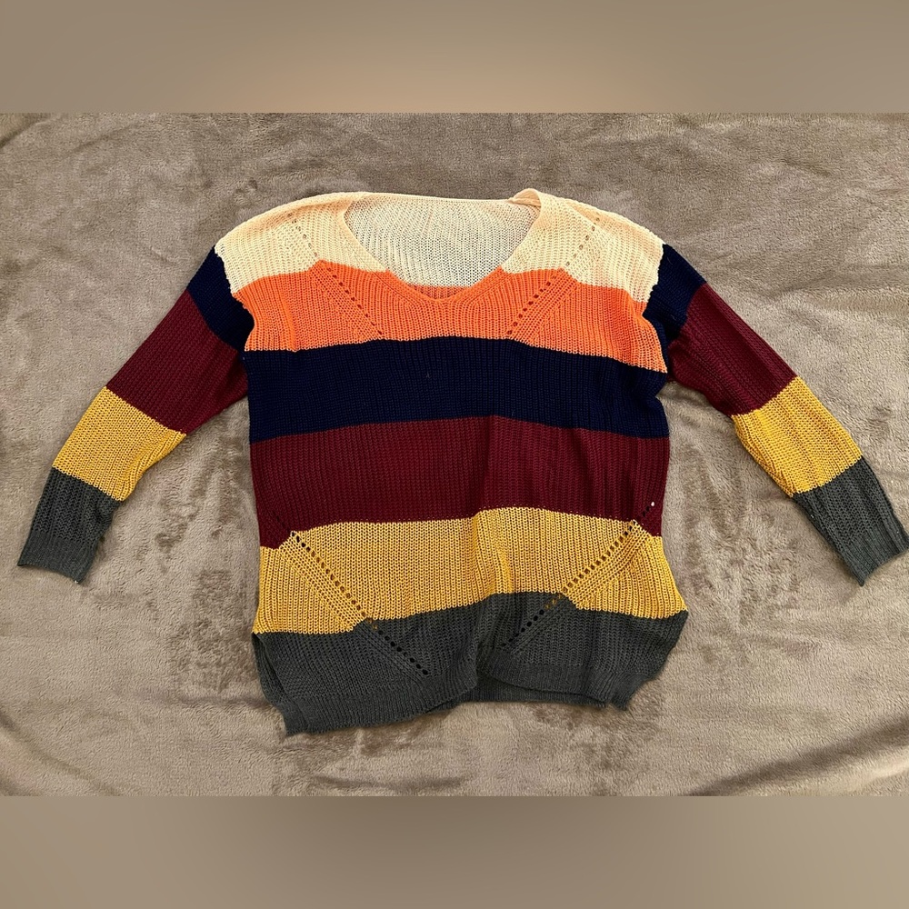 multicolor women’s sweater